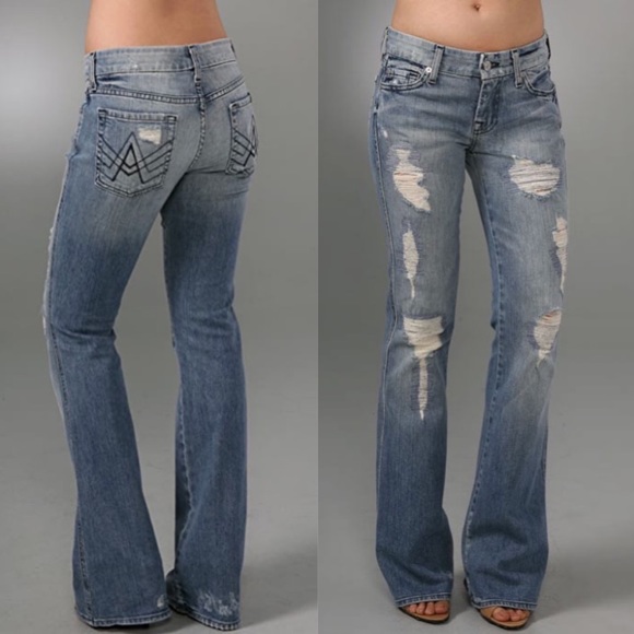 7 For All Mankind Denim - 7 For All Mankind Lexie Petite A Pocket Boot Cut